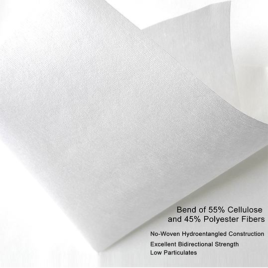 Nonwoven Lint-free SMT Cleanroom Wipes 0609