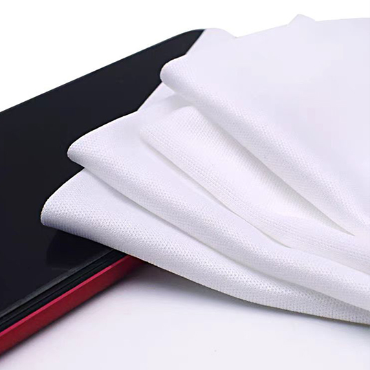 Lint Free 100% Polyester Knit Cleanroom Wipes 145gsm 9" x 9"