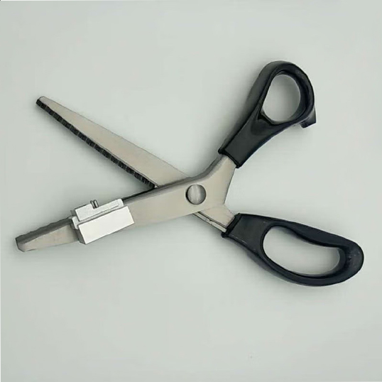 Black Sawtooth Designed Positioning Function Metal SMT Splice Tool Scissor
