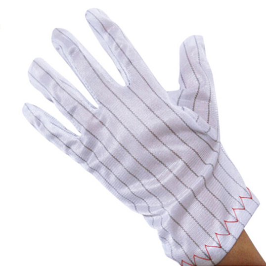 Striped Anti-static gloves