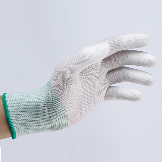 ESD 13G Carbon Fibre Polyester Liner with PU PALM Coating Gloves