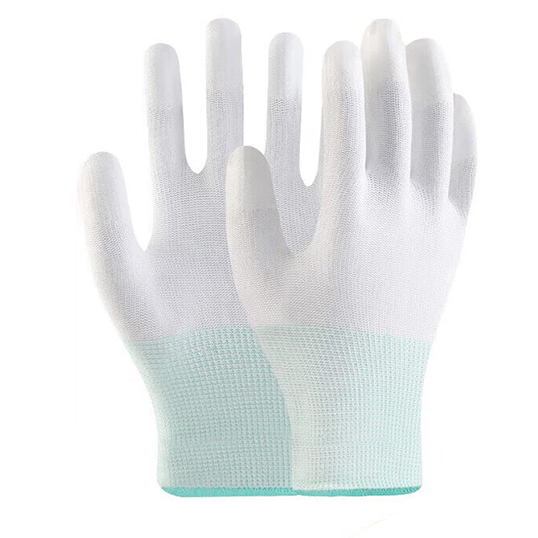 ESD 13G Carbon Fibre Polyester Liner with PU PALM Coating Gloves