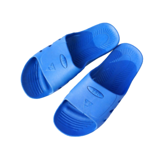 Six Holes SPU Blue ESD Slipper