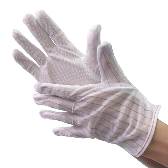 Anti-static dispensing gloves
