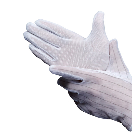 Anti-static dispensing gloves