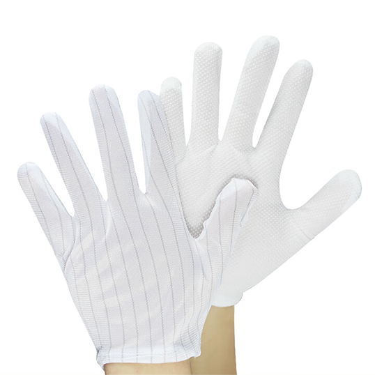 Anti-static dispensing gloves