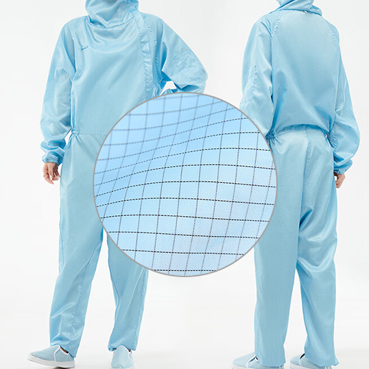 Cleanroom Coverall Reusable Dust Free Anti static Jumpsuit