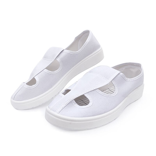 White 4 hole ESD shoes