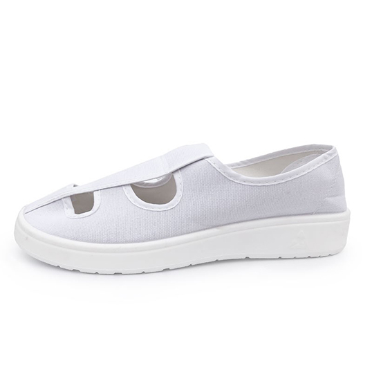 White 4 hole ESD shoes