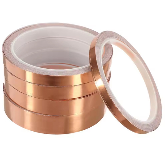 Die Cutting 3mm 5mm Width Self Adhesive Pure Copper Foil Tape For Stained Glass