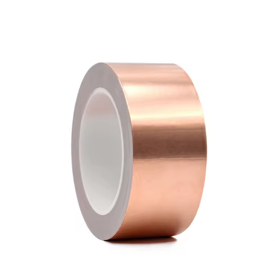 Die Cutting 3mm 5mm Width Self Adhesive Pure Copper Foil Tape For Stained Glass