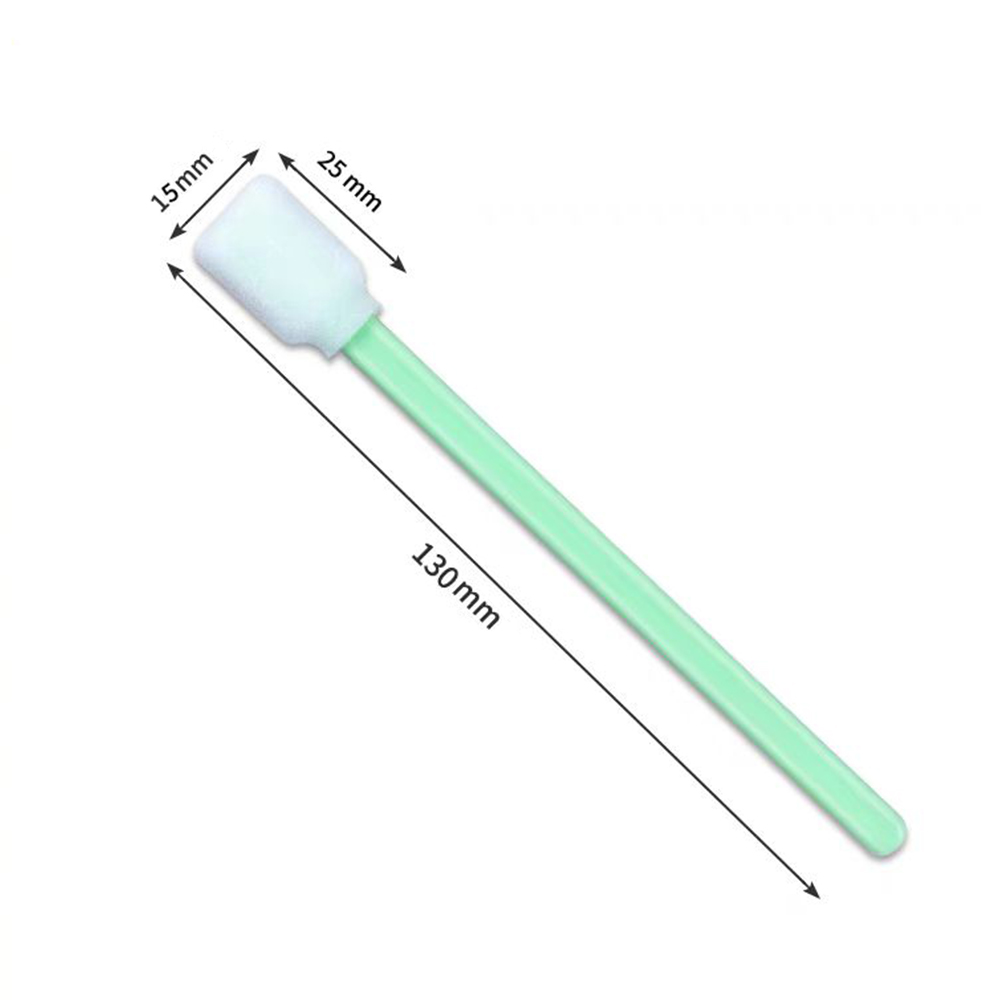 707 Foam Head Green Handle Car Cleaning Cleanroom Swab Flat Square Foam Swab for hard disks, circuit boards, optical lenses, integrated circuits