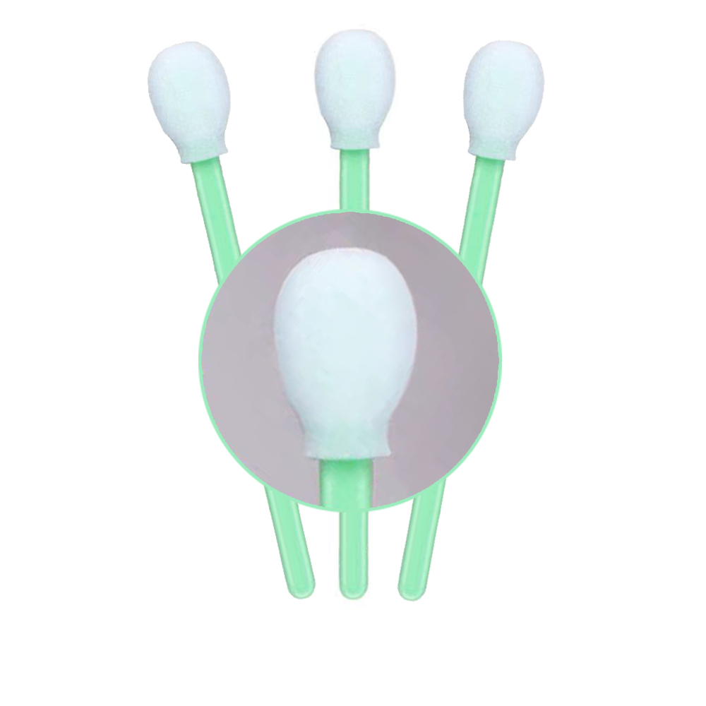 708 Foam Head Green Handle Car Cleaning Cleanroom Swab Round Foam Swab for hard disks, circuit boards, optical lenses, integrated circuits