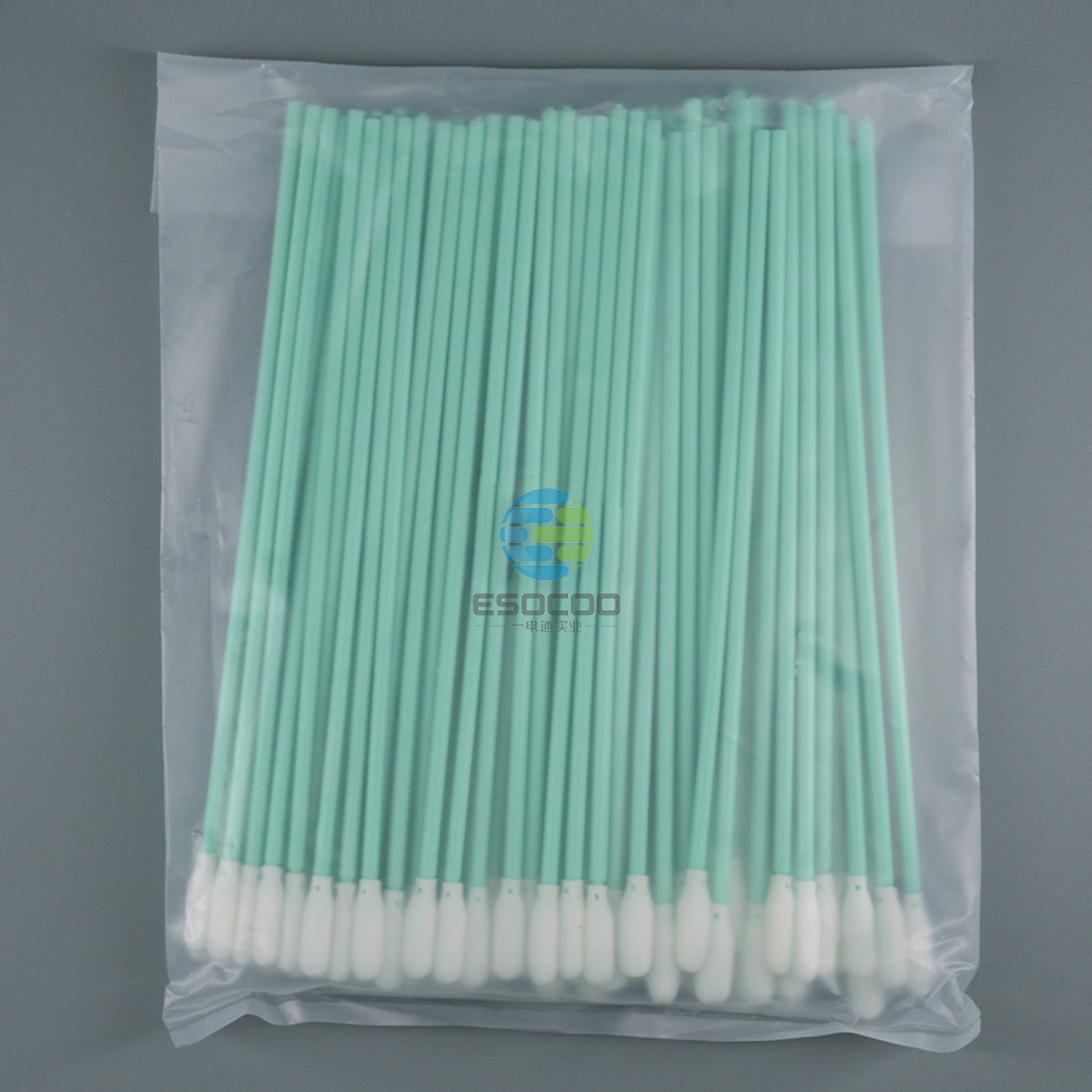 740 100pcs Polyester Stick Foam Swabs Dust Free Foam stick For Camera Optical Lens
