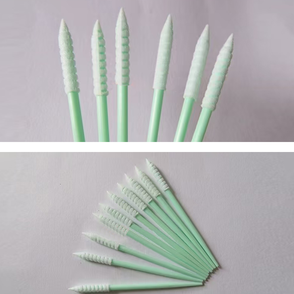 752 Foam Head Green Handle Car Cleaning Cleanroom Swab Round Foam Swab for hard disks, circuit boards, optical lenses, integrated circuits
