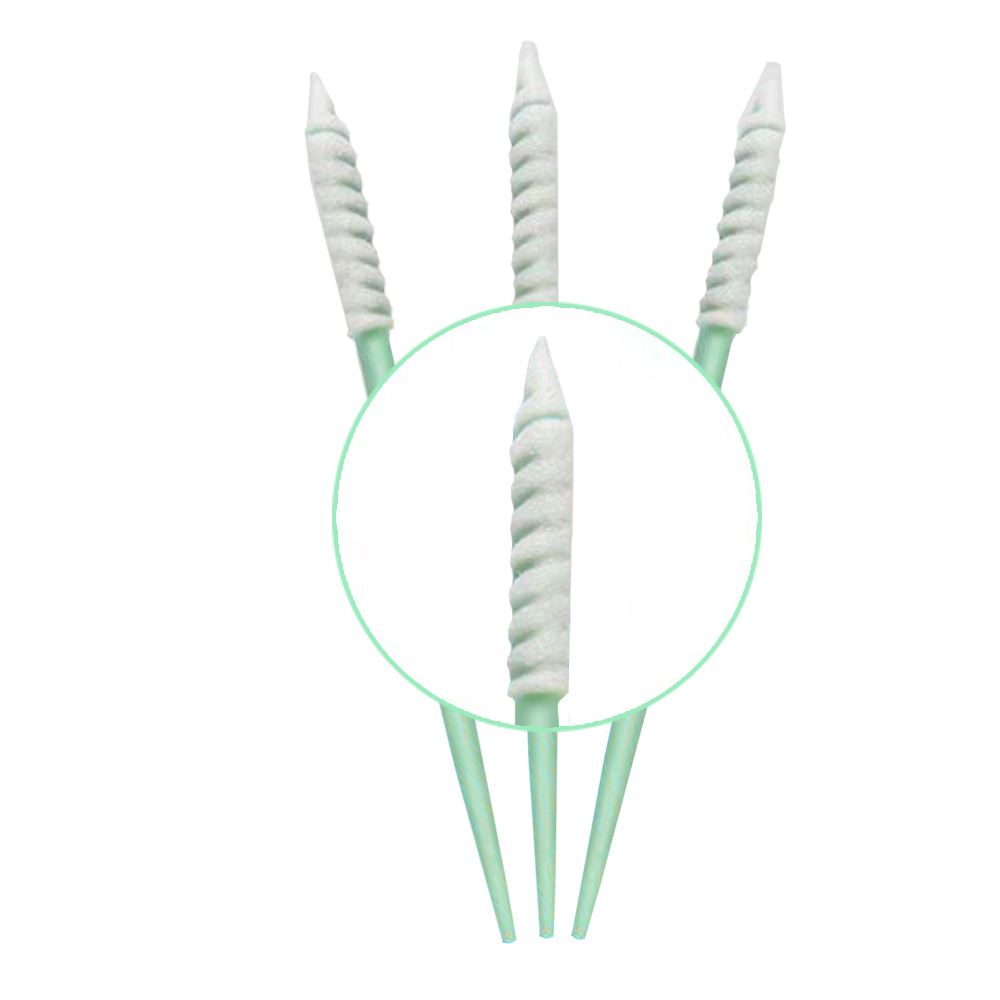 752 Foam Head Green Handle Car Cleaning Cleanroom Swab Round Foam Swab for hard disks, circuit boards, optical lenses, integrated circuits