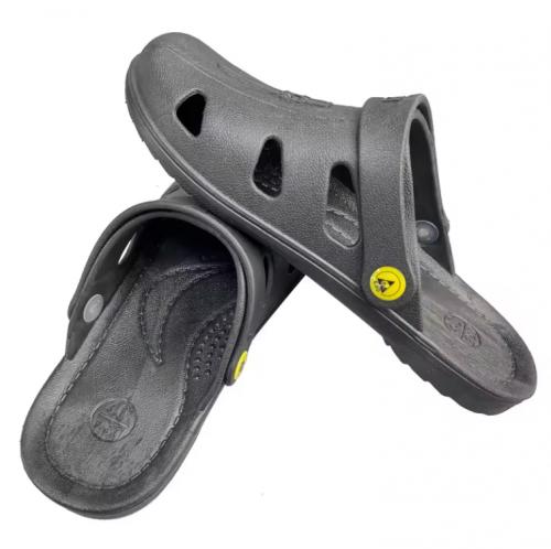 Unisex Antistatic Slippers Durable Washable Cleanroom Workshop Safety SPU ESD Sandals 6 Holes ESD Slippers
